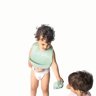 Bavoir 9M+ En Silicone Avec Poche - Yummy 