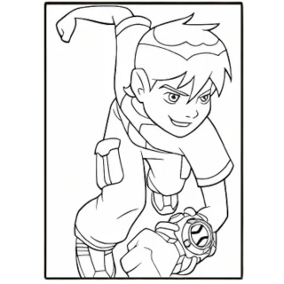 BEN 10 JEUX ET COLORIAGES