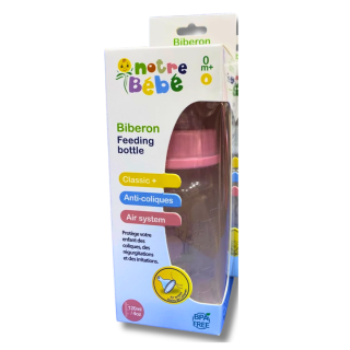 Biberon Opaque Pm 120mL  (0m+) - Notre Bébé   