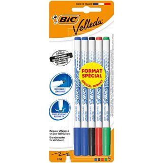 Marqueur BIC Velleda Boite de 4+1