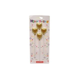 Bougie Cœur - Candle-Dorée