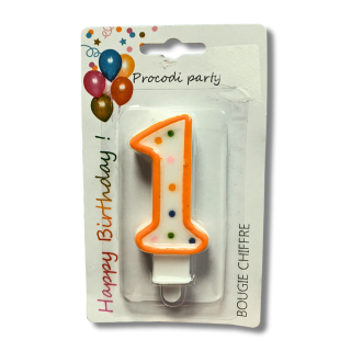 BOUGIE CHIFFRE N°1