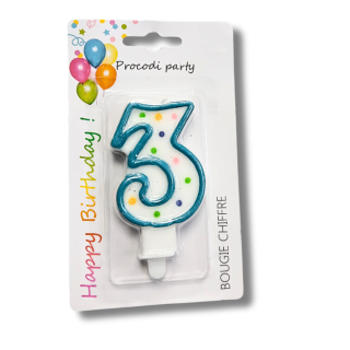 BOUGIE CHIFFRE N°3