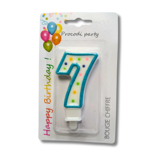 BOUGIE CHIFFRE N° 7