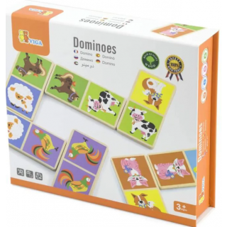 Dominos-Animaux Sauvages- 51307-Viga