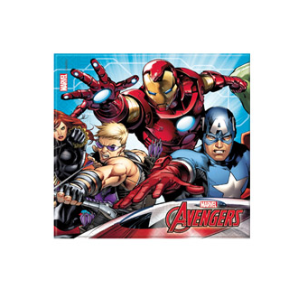 20 Serviettes Avengers Mighty