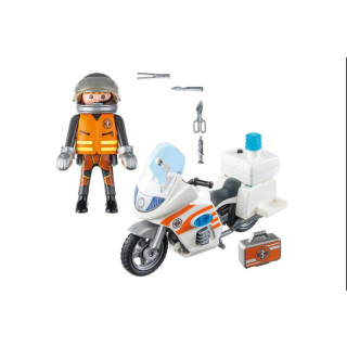 Playmobil City Life Urgentiste et moto