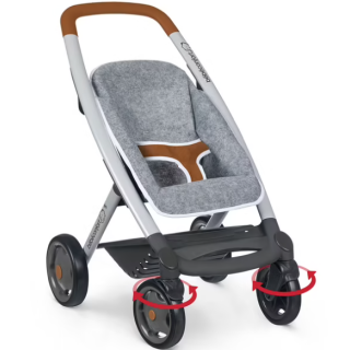 Landau bébé confort Pour Poupée 3 en 1 gris 