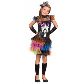 Costume Skeleton princess 7-9 ans