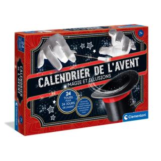 CALENDRIER DE L'AVENT MAGIE ET ILLUSIONS Clementoni