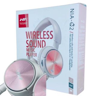 Casque  Bluetooth Sans Fil Rose - NIA