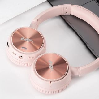 Casque  Bluetooth Sans Fil Rose - NIA