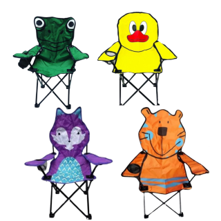 Chaise Animaux Pliable Pour Enfant-Orange