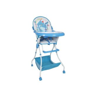 Chaise haute TOYS-Bleu