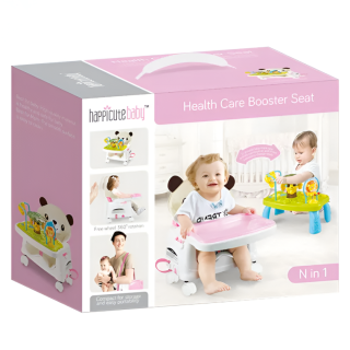 Chaise haute Portable Avec Plateau de Jeu
