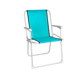 Chaise Pliable de Plage-Turquoise