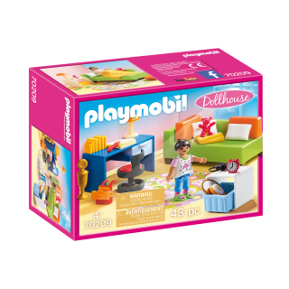 Chambre d'enfant avec canapé lit Playmobil La maison traditionnelle