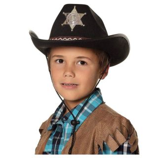Chapeau Sheriff Junior -Noir