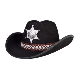 Chapeau Sheriff Junior -Noir