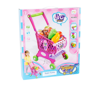 Chariot Avec Accessoires et fruit