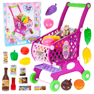 Chariot Avec Accessoires et fruit