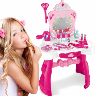 Coiffeuse avec accessoires pour fille