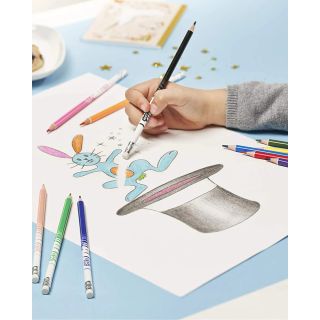 CRAYONS COULEURES ERASABLE BIC KIDS EVOLUTION BOITE DE 12 PCS