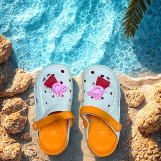 Crocs Pépa-Pig -Blanc-22-23