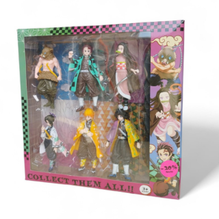 Demon Slayer - 6 pcs Figurines 