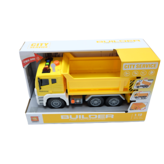 Camion benne jaune 1:12