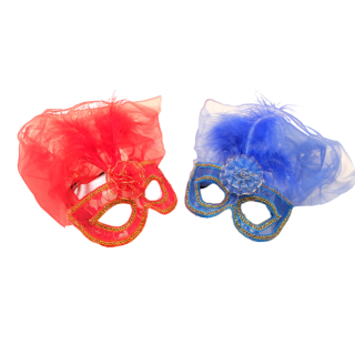 MASQUE YEUX DENTELLE COUL EURS ASSORTIES