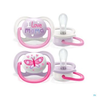 sucette avent STHR AIR COLL 0-6M GRL MAM/BFL
