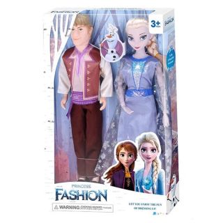 2 Poupées Frozen Elsa et Kristoff