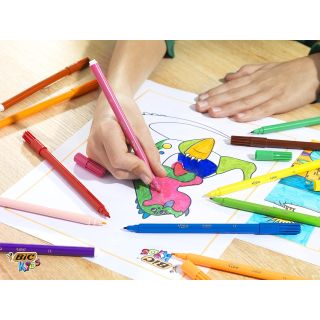 FEUTRE 12 pc encre lavable BIC KIDS VISA 