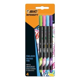 Feutre Intensity Fine Fashion 4 Couleurs Blister Bic