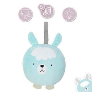 MoMi Peluche Lulu Bruit Blanc Bébé Doudou Bleu