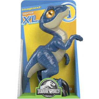 Fisher Price  Jurassic World Imaginext  Dinosaure Raptor XL articulé 24cm