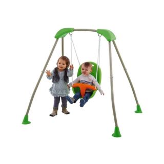 TATOU - Portique bébé métal pliable , pieds et poutre Ø 30mm