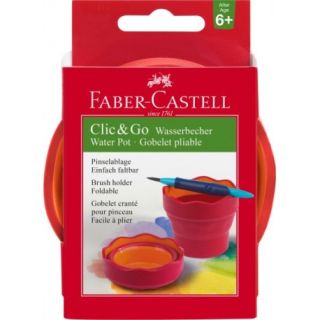 Goblet Clic & Go Rouge - Faber Castell