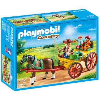 Calèche avec attelage Playmobil country