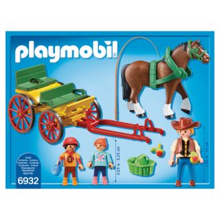 Calèche avec attelage Playmobil country