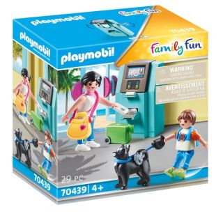 Playmobil Family Fun Vacanciers et distributeur automatique