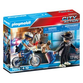 POLICIÈRE ET VOLEUR PLAYMOBIL CITY ACTION