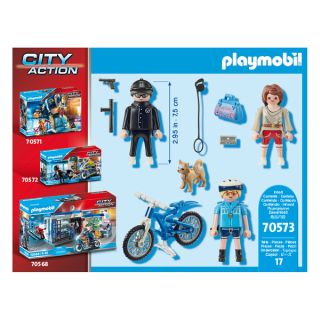 POLICIÈRE ET VOLEUR PLAYMOBIL CITY ACTION