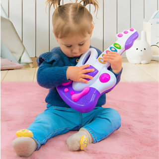 Guitare Musicale Pour Bébé Violet - Huanger