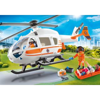 Hélicoptère de secours Playmobil