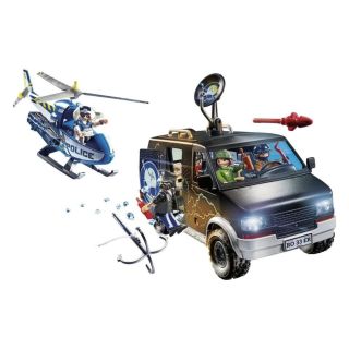 HELICOPTERE+CAMION BANDITS - PLAYMOBIL 