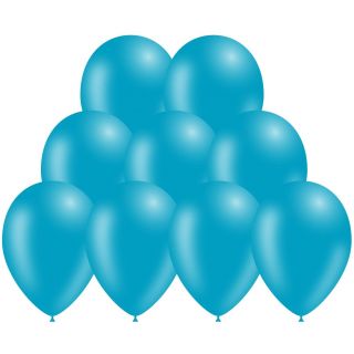 Sachet 100 Ballons Turquoise 