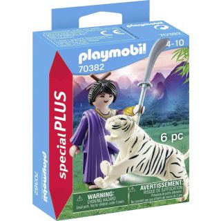 COMBATTANTE NINJA ET TIGRE PLAYMOBIL