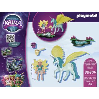 CRYSTAL FAIRY AVEC LICORNE PLAYMOBIL